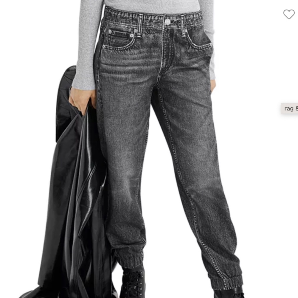 rag & bone miramar jogger (black magic)